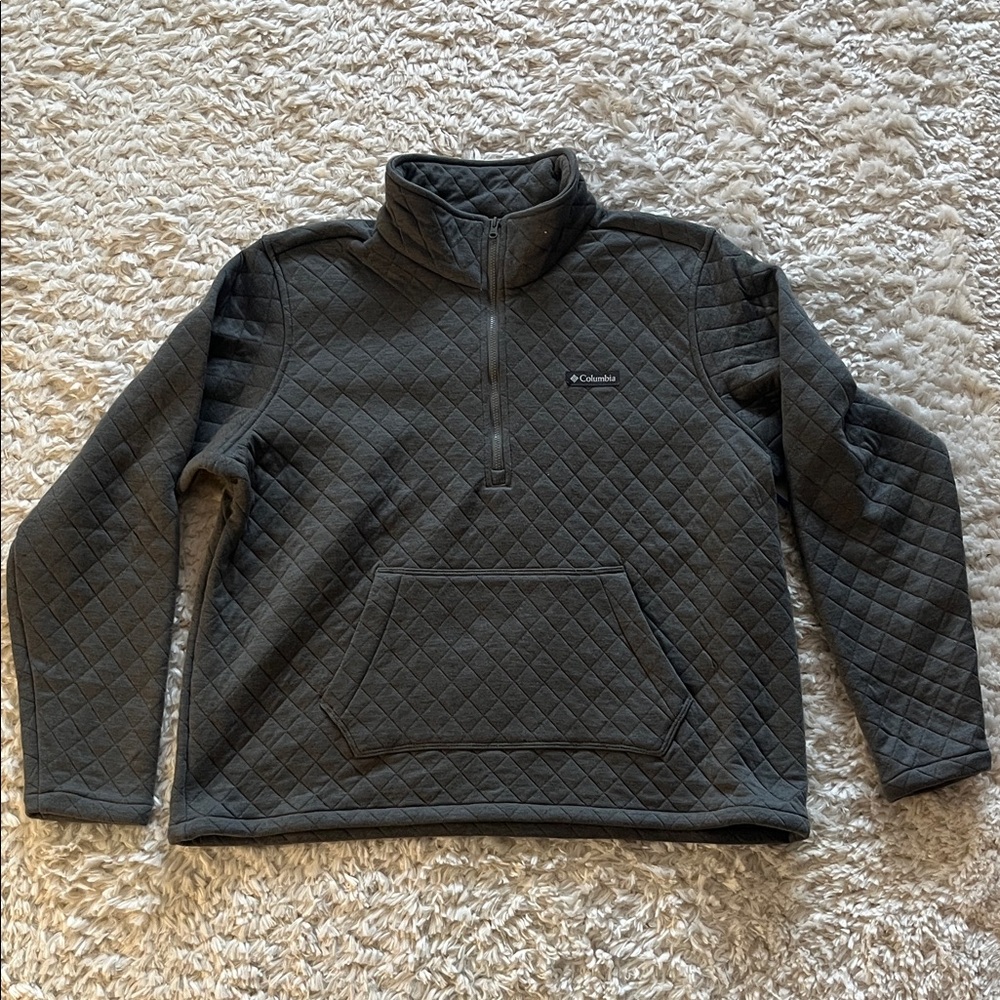⭐️🏳️‍🌈 Columbia Women’s Charcoal Zip-Up Pullover